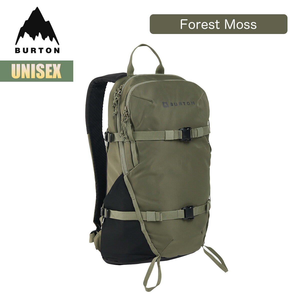 美品　アウトドア　BURTON バックパック オリーブ w26jp-152861-11.jpg