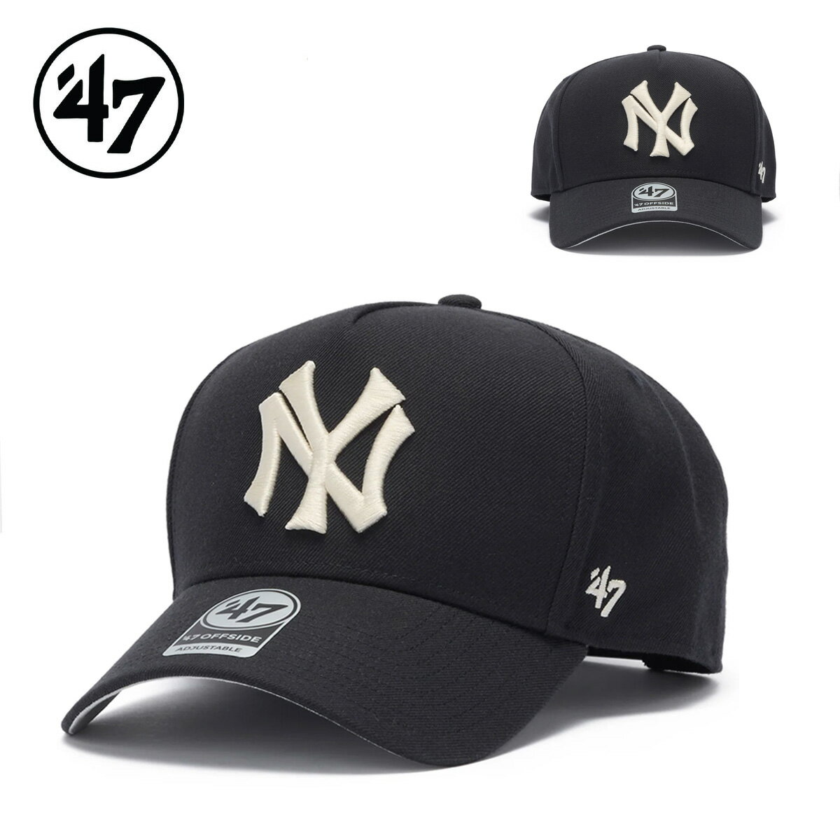 乐天商城 - ’47 フォーティーセブン キャップ 帽子 オフサイド クーパーズタウン ニューヨーク・ヤンキース BALLPARK ネイビー ボールパーク 47BRAND OFFSIDE CAP クラシック ロゴ MLB ベースボール ユニセックス 14920298 2026 春夏 SS 正規品