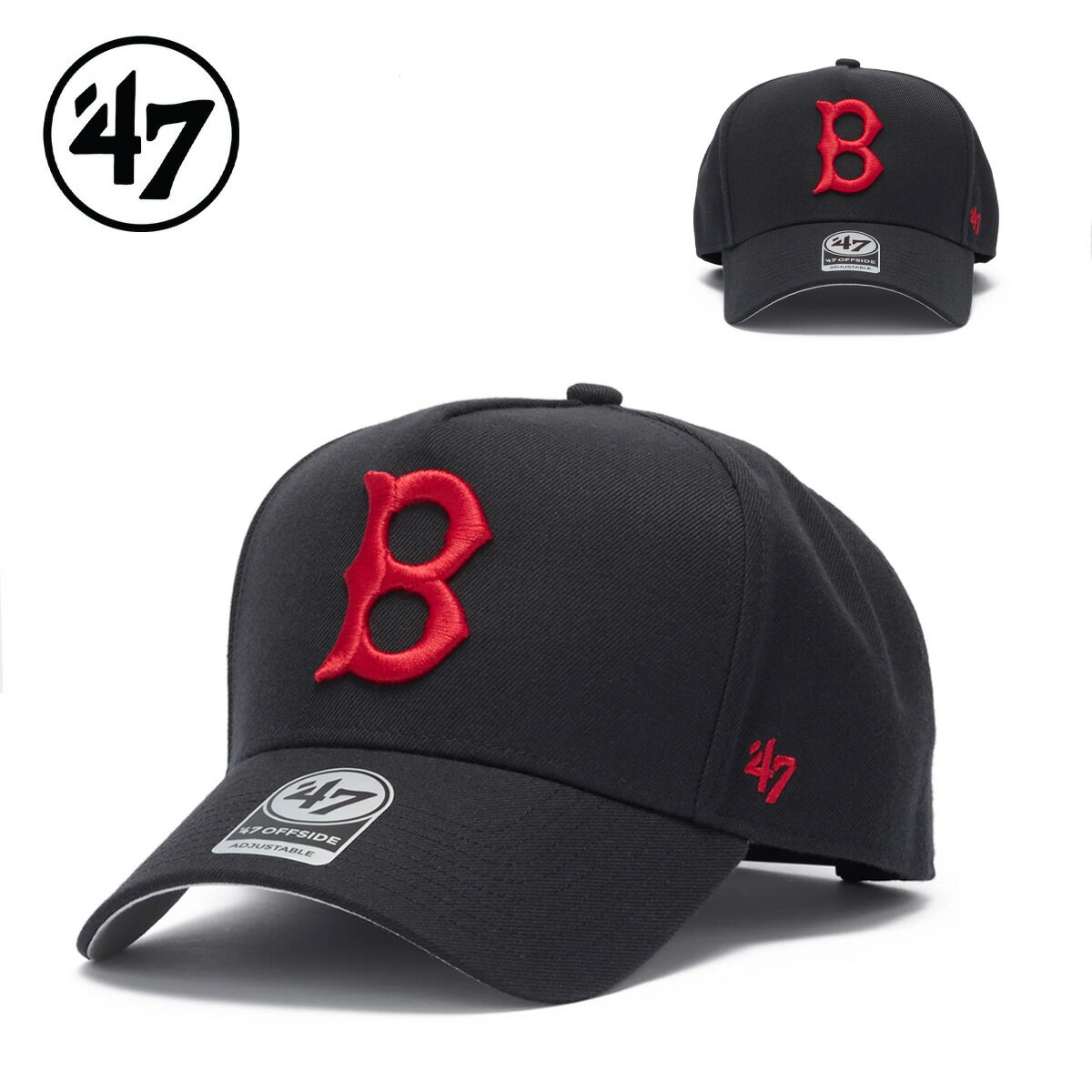 Rakuten - ’47 フォーティーセブン キャップ 帽子 オフサイド クーパーズタウン ボストン・レッドソックス BALLPARK ネイビー ボールパーク 47BRAND OFFSIDE CAP クラシック ロゴ MLB ベースボール ユニセックス 14920300 2026 春夏 SS 正規品