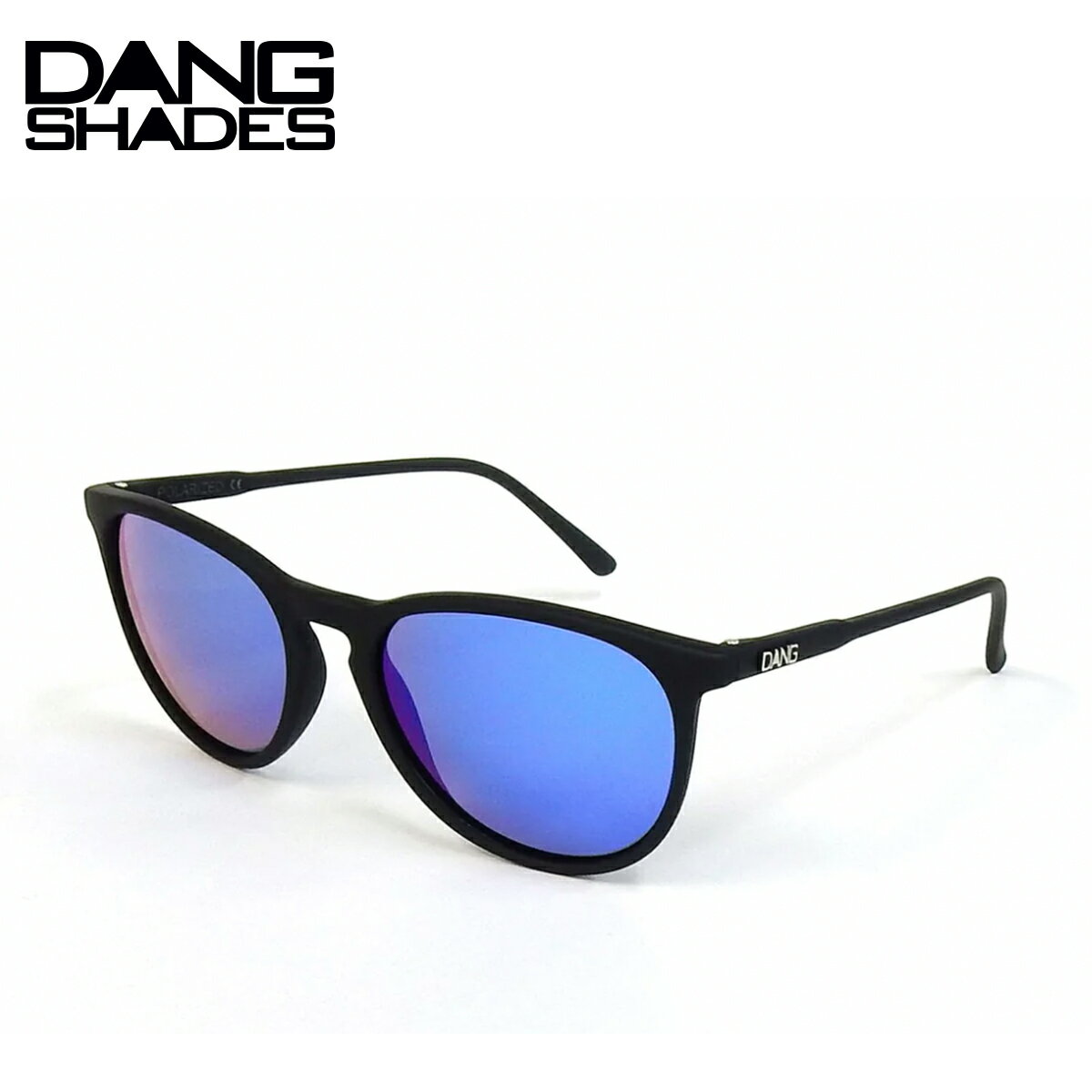 サングラス ダン・シェイディーズ フェントン DANG SHADES FENTON SUNGLASS グリーン ミラー ポラライズ 偏光レンズ ラウンド フレーム ブラック メンズ レディース カジュアル おしゃれ サングラスブランド vidg00294 正規品