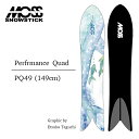 モス スノースティック スノーボード 板 25-26 MOSS SNOWSTICK PQ49 Performance Quad 3D channel model...