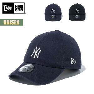 【お買い物マラソンP10倍】ニューエラ キャップ 帽子 NEW ERA カジュアルクラシック MLB Casual Classic ニューヨーク・ヤンキース ミッドロゴ ネイビー ブラック ユニセックス サイズ調整 ストリート 野球帽 メジャーリーグ 14109507 14109508 2024 春夏 SS 正規品