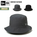 【お買い物マラソンP5倍】ニューエラ アウトドア ハット 帽子 NEW ERA OUTDOOR バケット01 Tech Air Cool Dots バケットハット カジュアル シンプル 軽量 撥水 通気性 蒸れ防止 手洗い バケハ ユニセックス グレー ブラック 14392164 14392165 2025 春夏 SS 正規品