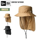 【お買い物マラソンP5倍】ニューエラ アウトドア ハット 帽子 NEW ERA OUTDOOR アドベンチャーライト サンシェード Utility Collection Tech Surf 日よけ 日焼け防止 紫外線カット 軽量 撥水 あご紐 手洗い ユニセックス カーキ ブラック 2025 春夏 SS 正規品