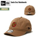 ニューエラ キャップ 帽子 NEW ERA 9THIRTY SANTA CRUZ サークルロゴ カーキ ユニセックス サンタクルーズ スケートボード サイズ調整 カーブバイザー カジュアル ストリート スケボー CAP 930 14457356 2025 SS 春夏 正規品