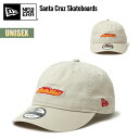 ニューエラ キャップ 帽子 NEW ERA 9THIRTY SANTA CRUZ フレイムロゴ ストーン ユニセックス サンタクルーズ スケートボード ロゴ サイズ調整 カーブバイザー カジュアル ストリート スケボー CAP 930 14457358 2025 SS 春夏 正規品