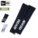 ニューエラ アームスリーブ NEW ERA Arm Sleeve ワードマークロゴ ブランドロゴ UVカット ストレッチ素材 ランニング ゴルフメンズ スポーツ...