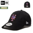 ニューエラ キャップ 帽子 NEW ERA 9TWENTY MLB Side Patch ニューヨーク・メッツ ブラック ユニセックス サイドパッチ オールスタ...