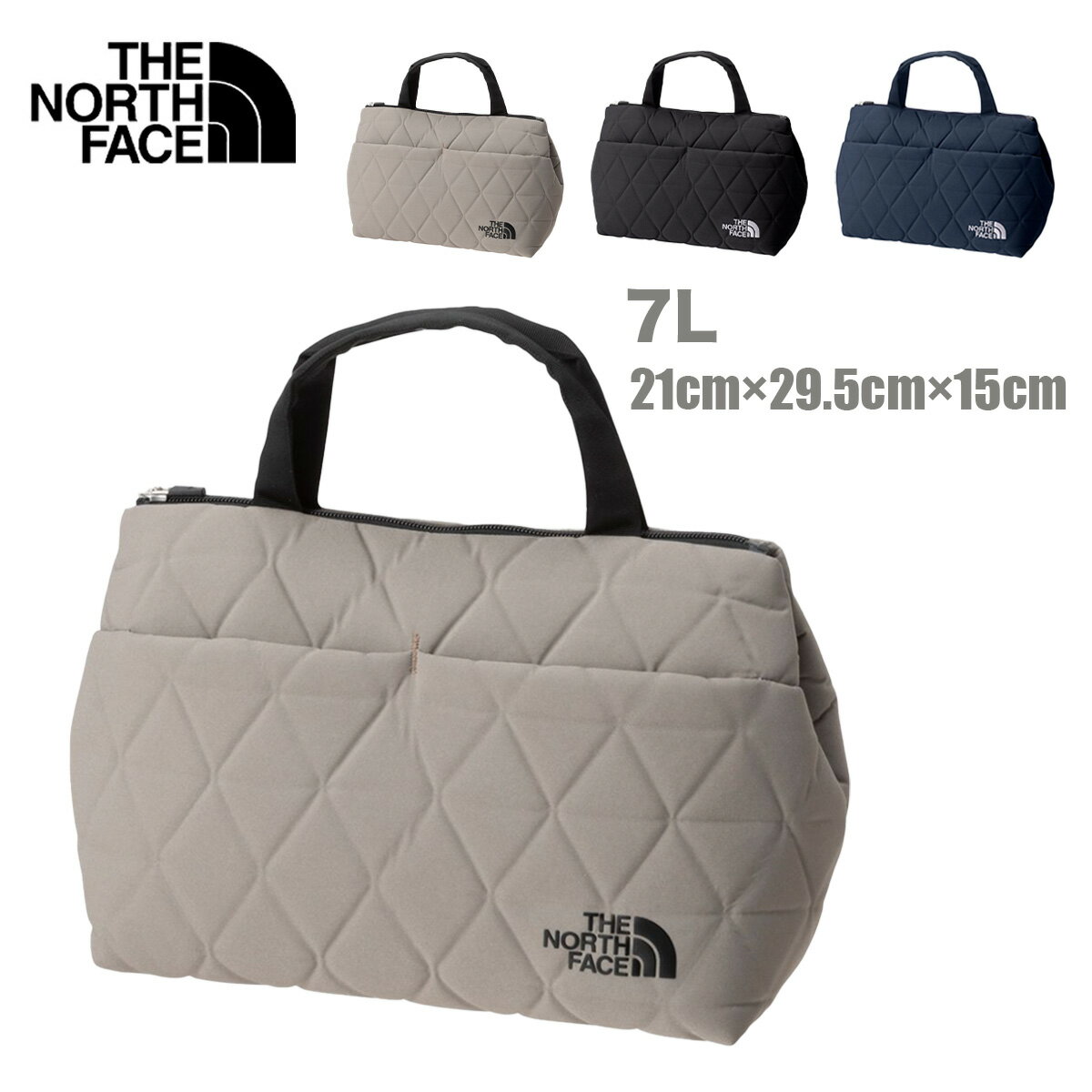 ノースフェイス バッグ ジオフェイスボックストート THE NORTH FACE Geoface Box Tote トートバッグ PC 13インチノートパソコン 収納 A4 クッション オフィス 学校 通勤 通学 ブラック ネイビー グレー NM32355 正規品