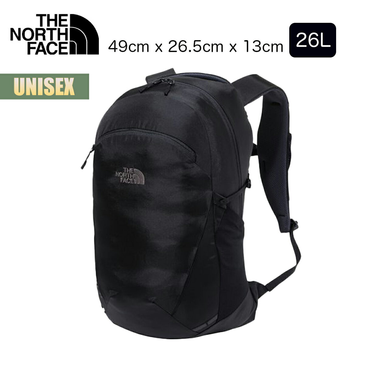 楽天masa surf and snow【お買い物マラソンP10倍】ノースフェイス リュック ボストーク26 THE NORTH FACE Vostok26 ユニセックス ブラック 26リットル アウトドアブランド 通気性 フィット タウン 通勤 通学 部活 ポケット デイバッグ バックパック 高強度 NM72350 FW 正規品