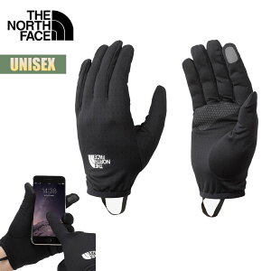 【お買い物マラソンP10倍】ノースフェイス グローブ 手袋 ユニセックス L1インナードライドットグローブ THE NORTH FACE L1 Inner Dry Dot Glove 薄手 レイヤリング スマホ操作 登山 スキー スノーボード 静電ケア ブラック 黒 NN12301 2023 FW 秋冬 正規品