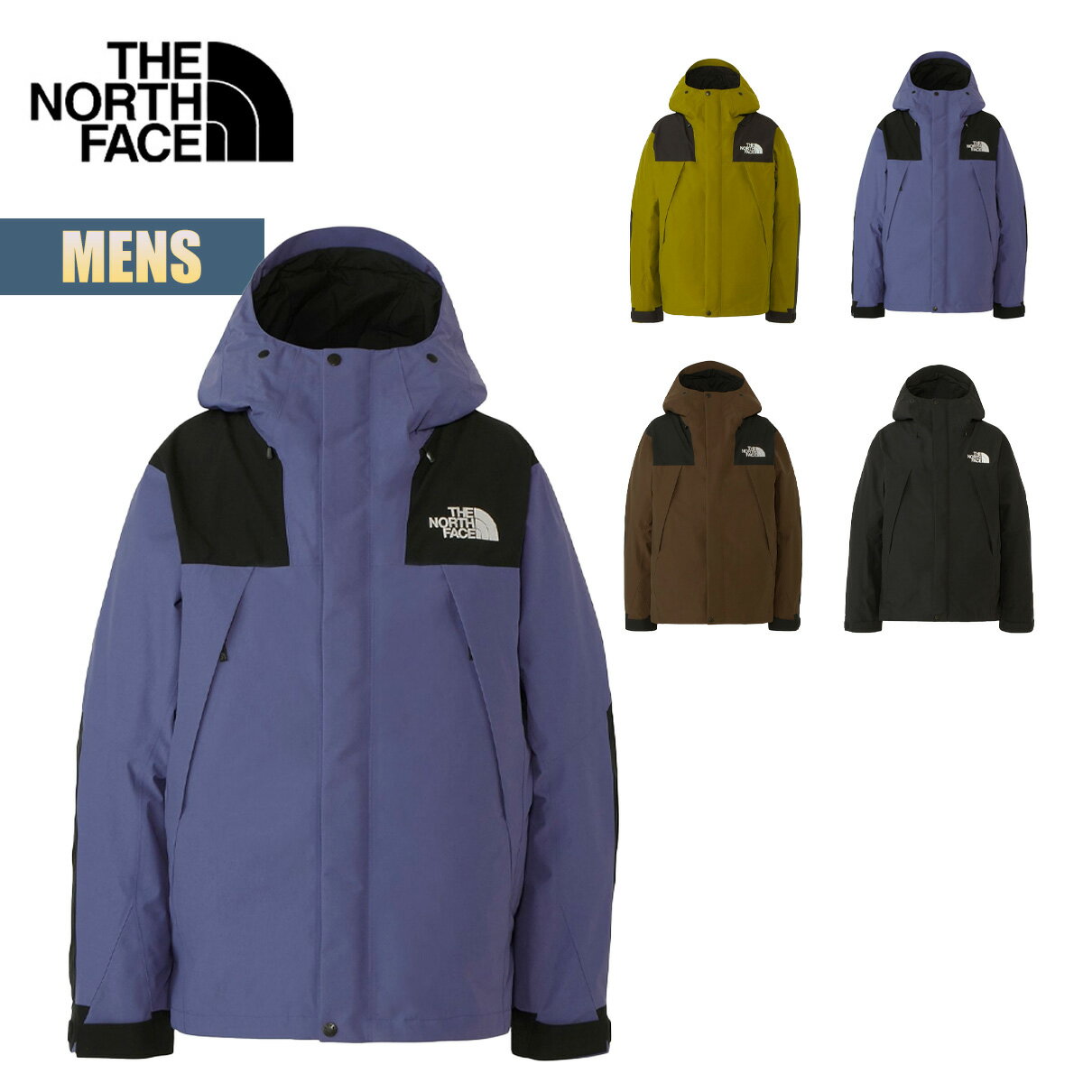 【お買い物マラソンP10倍】ノースフェイス ジャケット メンズ THE NORTH FACE マウンテンジャケット Mountain Jacket ゴアテックス マウンテンパーカー アウター ゴアテックス 軽量 アウトドア 登山 ブルー グリーン ブラウン ブラック NP61800 2023 秋冬 FW 正規品