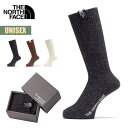 ノースフェイス 靴下 ソックス THE NORTH FACE ナチュラリー アルパカ クルー Naturally Alpaca Crew ユニセックス 暖かい ボックス付 箱 ケース プレゼント ギフト グレー ブラウン ホワイト くつ下 シンプル NN82416 2024 秋冬 FW 正規品(4)