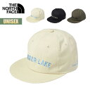 ザ・ノース・フェイス 【お買い物マラソンP10倍】ノースフェイス キャップ 帽子 THE NORTH FACE バウンダリーキャップ Boundary Cap ストレートバイザー ミラーレイク 刺繍ロゴ ユニセックス オーガニックコットン サイズ調整 カジュアル アウトドア NN02431 2024 春夏 SS 正規品