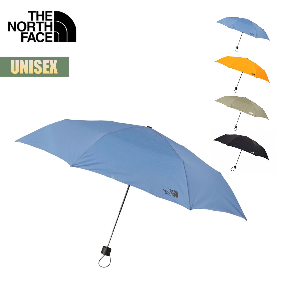 ノースフェイス 折りたたみ傘 モジュールアンブレラ THE NORTH FACE Module Umbrella NN32438 持ち運び コンパクト 晴雨兼用 耐久 軽量 UVケア 分解 シンプル ロゴ ブラック ブルー イエロー …