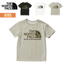 ノースフェイス Tシャツ キッズ 半袖 THE NORTH FACE ショートスリーブカモロゴティー Kids S/S Camo Logo Tee 子供 女の子 男の子 紫外線 UVカット カモフラージュ柄 迷彩 ロゴグラフィック 130 140 150 NTJ32359 2024 春夏 SS 正規品