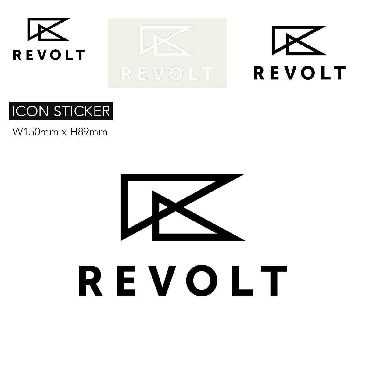 masa surf and snow㤨֥ܥ ƥå REVOLT ICON STICKER  åƥ󥰥ƥå CUTTING STICKER Ρܡ Υ  Ρ ֥ɥ   ۥ磻 ֥å ʡפβǤʤ1,980ߤˤʤޤ