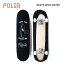 ポーラー スケートボードカバー POLER SKATE DECK COVER BLACK スケート デッキカバー スケボー ケース ブランドロゴ ストリート シンプル ブラック 241MCV0487 POLeR 2024 正規品