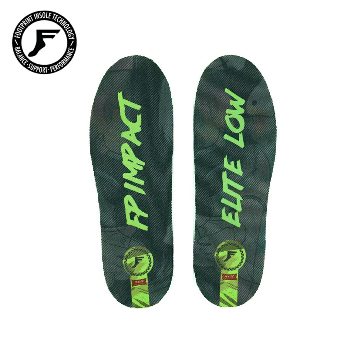 フットプリント インソール 中敷き キング フォーム エリート インソール ロー FOOTPRINT KING FOAM ELITE INSOLES LOW スケートボード スノーボード アウトドア 体温形成 衝撃吸収 サポート フィット感 カット可能 VIFP21HO8I 正規品