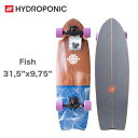 【お買い物マラソンP5倍】スケートボード ハイドロポニック Hydroponic コンプリート Surfskate Complete Fish 31.5インチ Coolest スケボー サーフスケート フィッシュ ターン 回転 ハイドロフォニック アーバン スポーツ HP-L0126-07 正規品