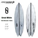 ファイヤーワイヤー サーフボード スレーターデザイン グレート ホワイト ツイン ボルカニック + アイボリック FIREWIRE SURFBOARDS SLATER DESIGNS Great White Twin Volcanic+I-Bolic Mike W…