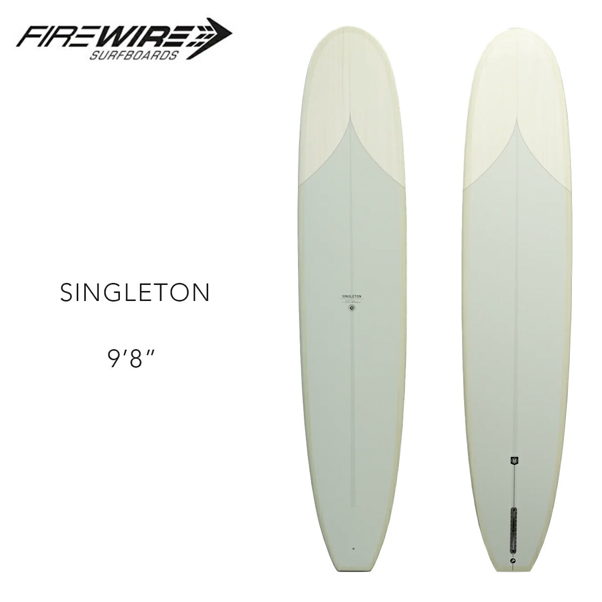 ファイヤーワイヤー サーフボード ロングボード シングルトン FIREWIRE SURFBOARDS SINGLETON 9ft8in テイラー・ジェンセン スチュ・ケンソン デザイン ノーズ ライダー モデル 正規品