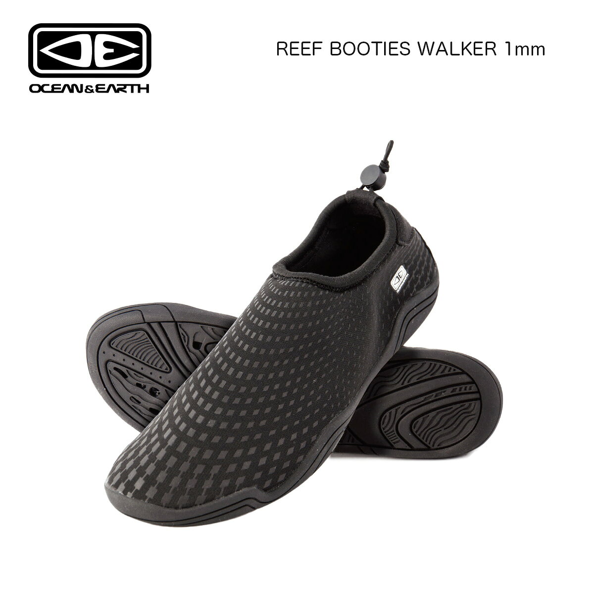 ■O&E REEF BOOTIES WALKER 1mm｜リーフシューズ 【 REEF WALKER BOOTYS（リーフウォーカーブーツ）】 ■ 仕様 ・海の中やリーフを、ビーチを安全に歩くためのシューズ ・超軽量1mmネオプレン素材 ・リーフによる切り傷に強い硬めのソール ・滑りにくいソールデザイン ・アッパー素材に通気性の高いストレッチ素材 ・メッシュケース付き ・着脱が簡単なヒールストラップ ■ サイズ目安 (USインチ/cm) M：US 8-9 / 26-27cm L：US 9-10 / 27-28cm ＊製品デザインによってサイズ感は大きく異なりますので、あくまで目安として参考にしてください。 ■注意点 ◆画面上と実物では多少色具合が変わって見える場合もあります。ご了承ください。 ◆この商品は当店実店舗でも販売しております。 在庫数の更新は随時行っておりますが、お買い上げいただいた商品が、品切れになってしまうこともございます。 その場合、お客様には必ず連絡をいたしますが、万が一入荷予定がない場合は、 キャンセルさせていただく場合もございます。 あらかじめご了承ください。 ＊AY＊メーカー希望小売価格はメーカーカタログに基づいて掲載しています。