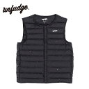 【お買い物マラソンP5倍】アンファッジ ダウンベスト unfudge UN3610 Pocketable Down Vest セカンドレイヤー メンズ レディー...