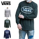 バンズ 長袖Tシャツ ロンT メンズ ヴァンズ VANS Oval Logo L TEE ロングスリーブ Long ロゴ グラフィック ストリート スケート スケートボード ユニセックス カジュアル グレー ホワイト グリーン ネイビー 122R1021400 2022 春夏 SS 正規品