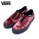 バンズ スニーカー オーセンティック VANS X CURREN X KNOST AUTHENTIC VR3 SF ヴァンズ レッド ピンク ローカット 紐靴 シューズ シンプル スケートシューズ vn0a4bx54qu 2022 秋冬 FW 正規品