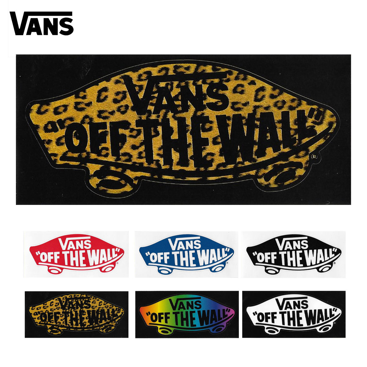 【お買い物マラソンP10倍】バンズ ヴァンズ デッキ ロゴ ステッカー スモール 小 VANS Deck Logo Stick..