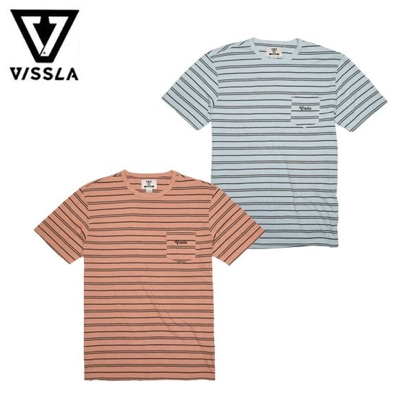 VISSLA ヴィスラ Graves II SS Knit Tee メンズ Tシャツ 半袖 人気ブランド サーフスタイル 2019SS 春夏