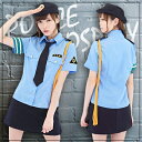 コスプレ ミニスカ 衣装 仮装 婦警 ポリス 警官 コスチューム ミニスカポリス(3)