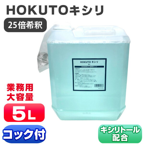 ブレスケア うがい液 HOKUTO キシリ 5L　ブレスケア キシリトール配合 うがい液 アメニティ メントール配合　息スッキリ 口臭予防 洗口液 うがい 業務用　液体はみがき