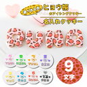 選べる8色 ヒョウ柄 アイシングクッキー セット ( 大きいハート1枚・小さいハート2枚・ご希望の数字又はアルファベット9枚 )【 アイシングクッキー オーダー...