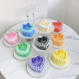 《選べる9色&お好きなメッセージ》 フリルリボンドリップケーキ 5号（15cm）3～5名様向け【 誕生日ケーキ センイルケーキ かわいい おしゃれ お祝い 記念日 インスタ映え ケーキ スイーツ ホールケーキ おもしろ ケーキ サプライズ ケーキ ギフト プレゼント 贈り物 】