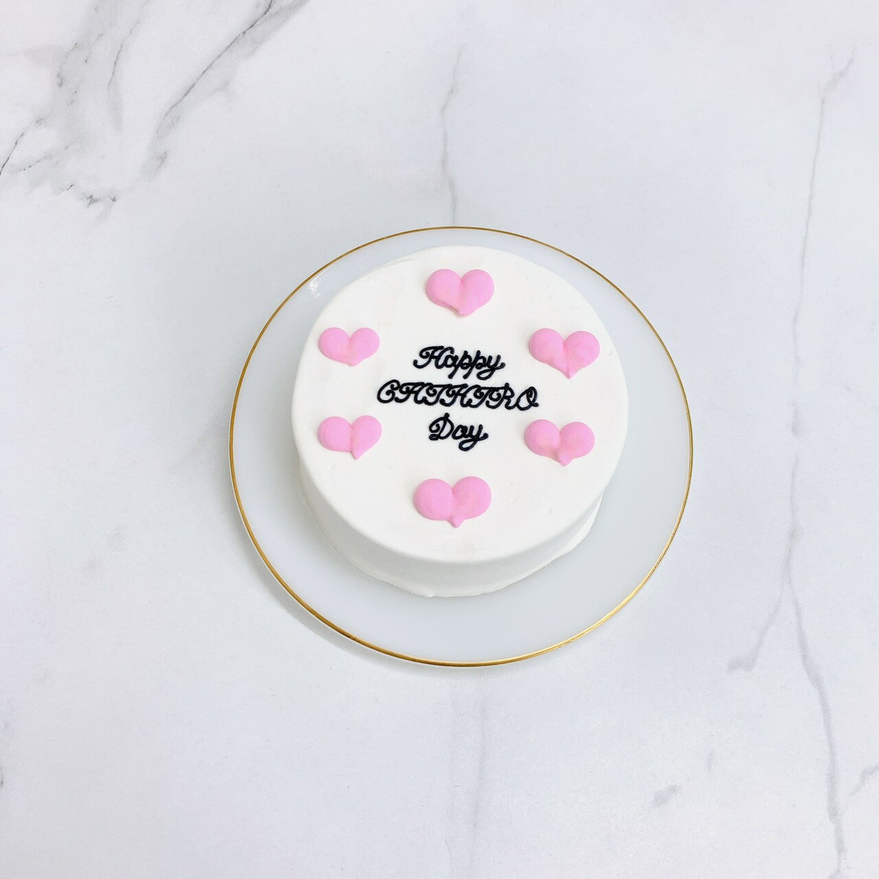 《選べる9色&お好きなメッセージ》ぷくぷくハートセンイルケーキ 4号（12cm）2～3名様向け 誕生日ケーキ センイルケーキ ハート かわいい おしゃれ お祝い 記念日 インスタ映え ケーキ スイーツ ホールケーキ ケーキ サプライズ ケーキ ギフト プレゼント 贈り物