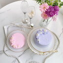 《選べる9色&お好きなメッセージ》フローリアセンイルケーキ 6号(18cm)5〜8名様向け 誕生日ケーキ センイルケーキ 花 フラワー おしゃれ お祝い 記念日...