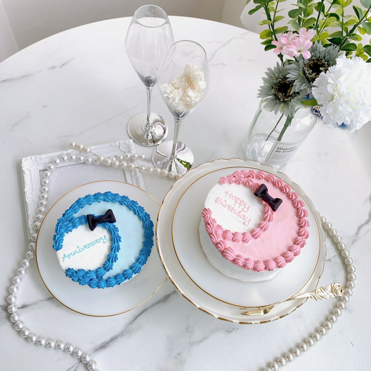 《選べる9色&お好きなメッセージ》ムーン黒リボンセンイルケーキ 5号(15cm)3~5名様向け 誕生日ケーキ センイルケーキ 月 ムーン リボン おしゃれ お祝い 記念日 インスタ映え ケーキ スイーツ ホールケーキ ケーキ サプライズ ケーキ ギフト プレゼント 贈り物