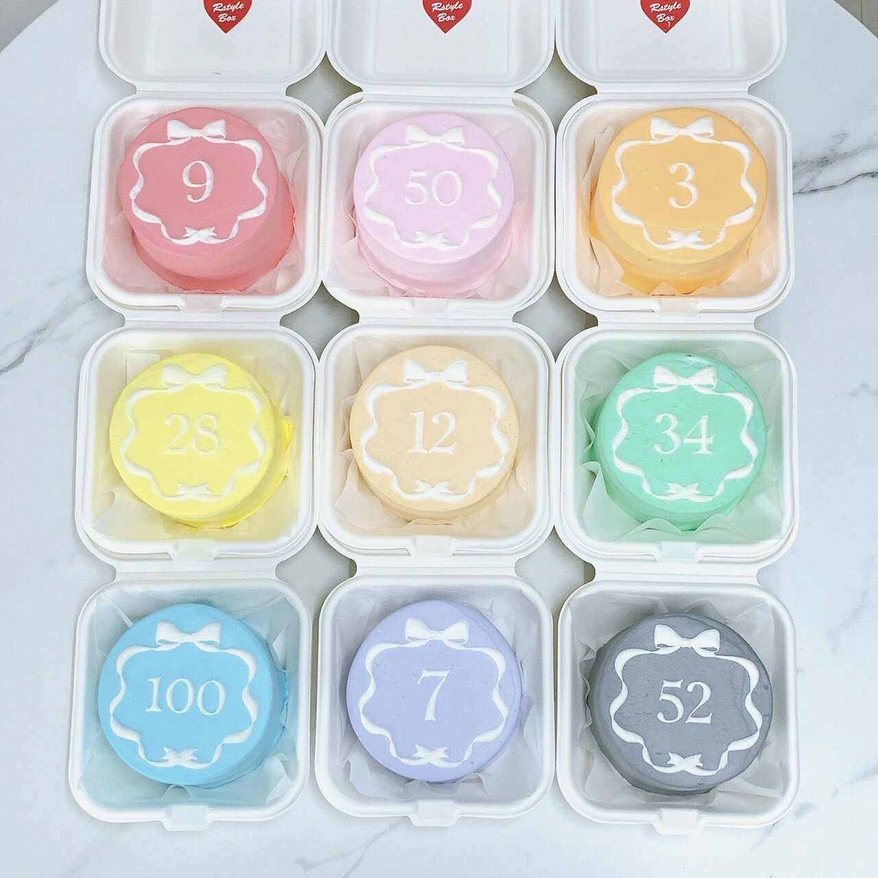 【ランチボックス】 エレガントナンバーケーキ♪ (直径約10cm )【 誕生日ケーキ センイルケーキ ケーキ かわいい おしゃれ お祝い 記念日 インスタ映え ...