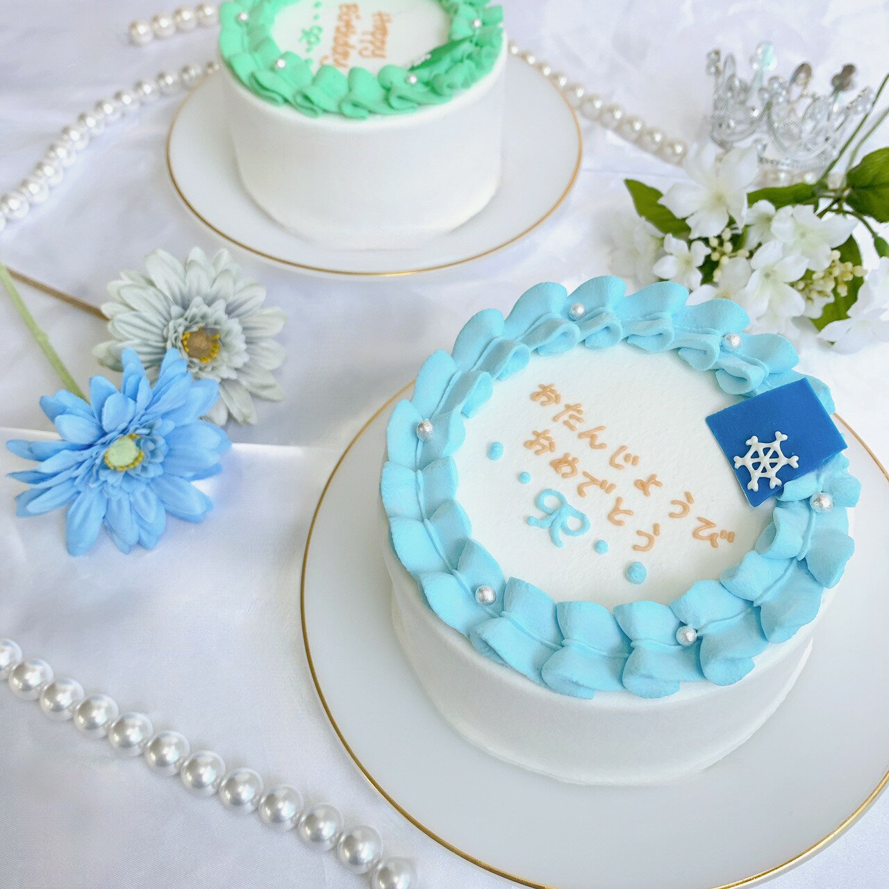 おもしろいケーキ 《選べる8色&お好きなメッセージ》 雪だるま センイルケーキ 5号（3〜4名様向け）【 誕生日ケーキ センイルケーキ かわいい おしゃれ お祝い 記念日 インスタ映え ケーキ スイーツ ホールケーキ おもしろ ケーキ サプライズ ケーキ ギフト プレゼント 贈り物 】