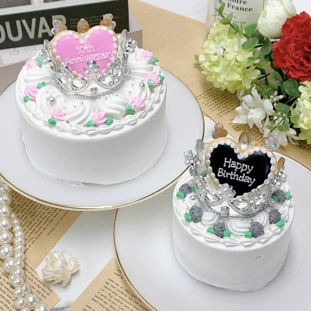 【選べる9色】ミニローズのティアラケーキ 3号 (9cm)【 誕生日ケーキ 韓国 メッセージ プリンセス センイルケーキ バースデーケーキ かわいい おしゃれ お祝い 記念日 誕生日 ケーキ スイーツ ホールケーキ サプライズ ケーキ ギフト プレゼント 贈り物 】