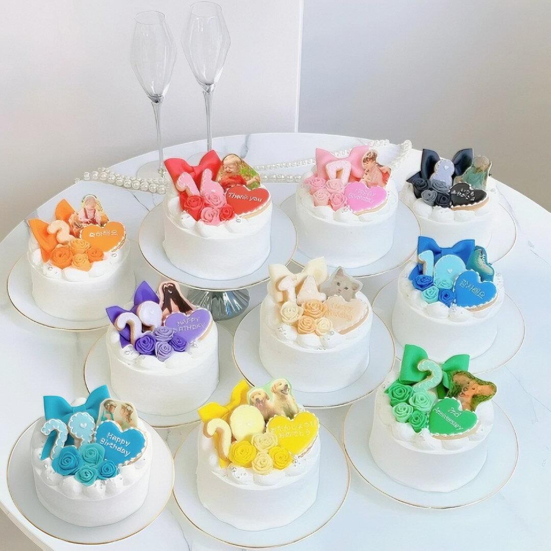 セミオーダー写真ケーキ 5号（15cm） 【 ケーキ 写真 誕生日ケーキ インスタ映え ケーキ スイ...
