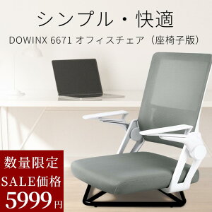 ＼年始SALE‼︎‼︎クーポンで5999／【楽天1位受賞】Dowinx 座椅子 LS-6671 メッシュ オフィスチェア 360°回転 ゲーミングチェア ゲーミング座椅子 上下可動式アームレスト 通気性 メッシュ ハイバック 一人掛け 座いす チェア ゲーム チェア 椅子 腰痛 人体工学