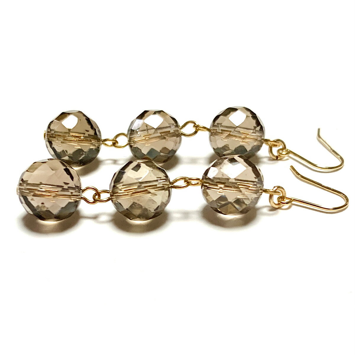 【Rvaru】★ K18 スモーキークォーツ ...の紹介画像2