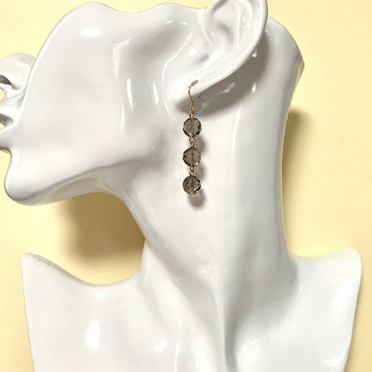 【Rvaru】★ K18 スモーキークォーツ ...の紹介画像3