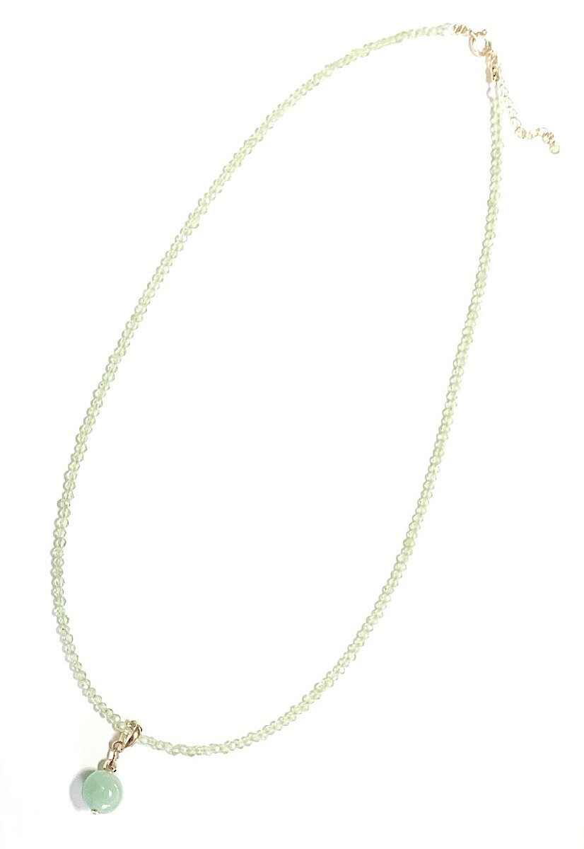 K18 ペリドット ネックレス 翡翠 ペンダント トップ ★ ミャンマー産 本翡翠 ヒスイ ひすい 硬玉 チャーム付きネックレス K18YG 18金イエローゴールド チョーカー ヘッド 誕生石 18K ギフト 誕生日 バースデー プレゼント 結婚記念日 クリスマス ホワイトデー 母の日 贈り物