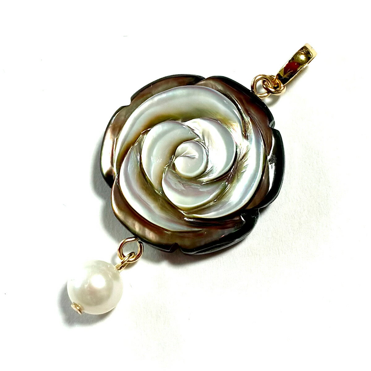 楽天市場】黒蝶貝 ペンダントトップの通販