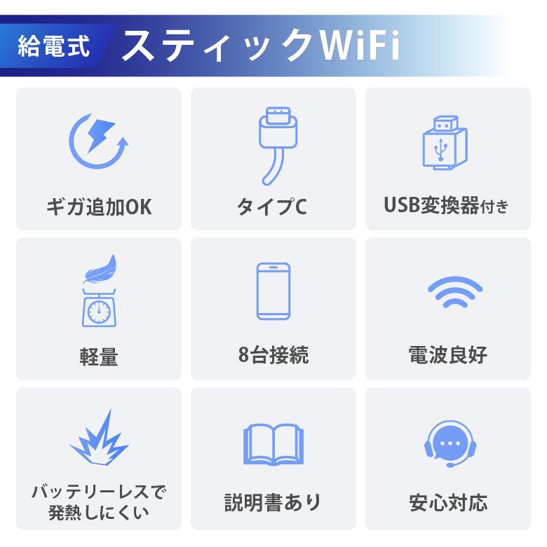 【月額無料】ポケットWiFi 100GB付き 買い切り チャージ式 プリペイドWiFi SIM不要 返却不要 契約不要 モバイルWiFi Wi-Fi 高速通信 モバイルルーター USB バッテリーレス スティック型 車載用 旅行 工事不要 初心者向け 設定簡単 小型軽量 データ通信 リチャージ式 Wi-Fi