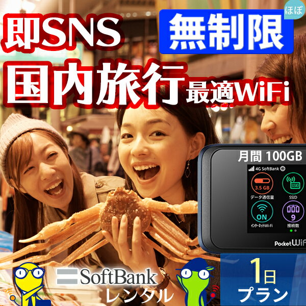 WiFi レンタル 1日 即日発送 レンタルwifi レンタルWi-Fi レンタルワイファイ wifiレンタル Wi-Fiレンタル ワイファイレンタル wi-fi ワイファイ 国内 ポケットwifi ポケットWi-Fi ポケットワイファイ 入院 旅行 一時帰国 sim モバイルWiFi 1日 501 ソフトバンク 50GB 空港